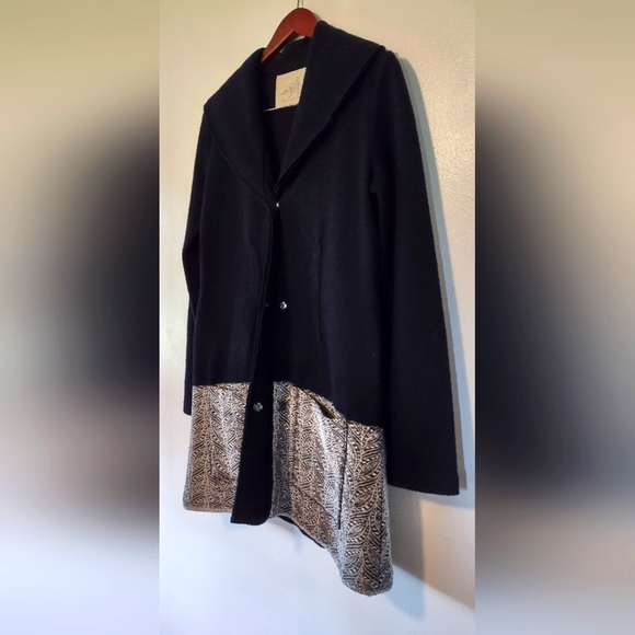 Angel of the North sweater jacket size XS Anthropologie sweater cardigan navy xs - Picture 1 of 6